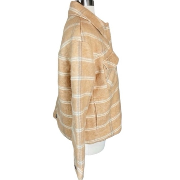 Samsoe Samsoe NEW XS Leonie Plaid Barn Coat Jacket Wool Blend $325 Nordstrom - Picture 9 of 15